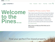 Tablet Screenshot of fireislandpines.com